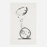 Al Taylor, Untitled (Double Spiral), 1988, etching on Somerset Satin