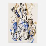 Arman, Folk Song, 1978, screenprint in colors on Arches