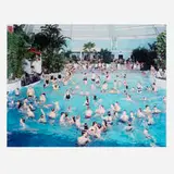 Massimo Vitali, De Haan Kiss (from the Landscapes with Figures portfolio), 2006, offset lithograph in colors