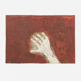 Mano blanca by Rufino Tamayo, 1977, Mixografía in colors on Arches, sold May 2024
