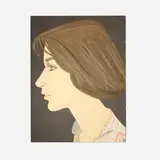 Alex Katz, Susan, 1976, screenprint in colors on Tronko Japan