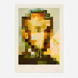 Lincoln in Dalivision by Salvador Dalí, 1977, photolithograph in colors with embossing and original etched remarque on Arches, sold May 2024
