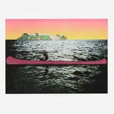 Peter Doig, Canoe Island, 2000, screenprint in colors on Somerset
