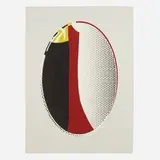 Roy Lichtenstein, Mirror #6 (from the Mirror series), 1972, screenprint in colors