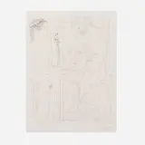Pablo Picasso, Modèle nu et sculptures (from La Suite Vollard), 1933, etching on Montval laid paper