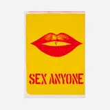 Robert Indiana, Untitled (Sex Anyone) (from the One Cent Life portfolio), 1964, offset lithograph in colors (double-sided)