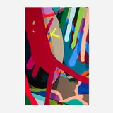 Kaws, Tension No. 10, 2019, screenprint in colors