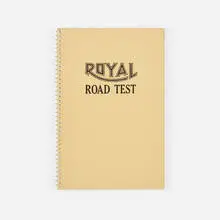 Royal Road Test by Mason Williams and Patrick Blackwell Ed Ruscha, black offset printing on 80 lb. white Prentice Gloss text paper, sold May 2024