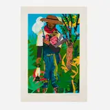 Romare Bearden, The Lantern, 1979, lithograph in colors