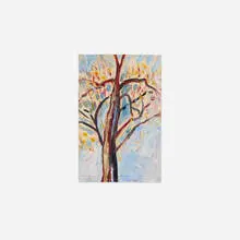 Gershon Benjamin, Untitled, 1950, oil on paper