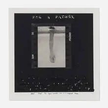 For a Father by Enrique Martinez Celaya, 1998, gelatin silver print with hand additions, sold Apr 2024