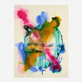 Bill Alpert, Untitled, ink and acrylic on paper laid to board