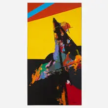 Sidney Gross, UFO #10, 1966, oil on canvas