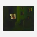 Michael Harrington, Green T.V. Room, 2004, oil on canvas