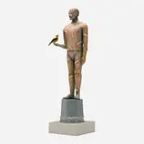 Patti Warashina, Band-Aid Man (from the Four Foot series), 1988, earthenware, underglaze, glaze