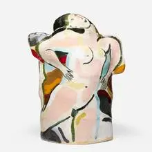 Rudy Autio, Reverie of the White Horse, 1983, hand-built glazed stoneware