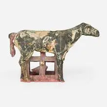 Jean-Pierre Larocque, Untitled (Horse), c. 2000, glazed stoneware