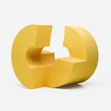 Carlo Sammarco, Three Part Center, 2001, earthenware, slip