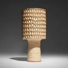 Chalice by Doyle Lane, c. 1965, glazed earthenware, sold Jun 2025