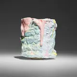 Brian Rochefort, Untitled, c. 2017, ceramic, glaze, glass fragments