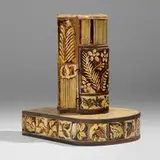 Henry Varnum Poor, Rare Stove with leaf motif