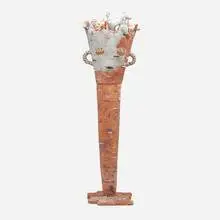 Viola Frey, Portrait Vessel, 1976, glazed earthenware