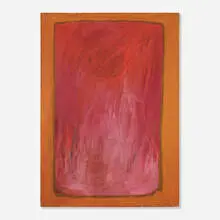 Rex Ashlock, Red Field, 1963, oil on canvas