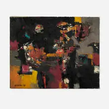 Sidney Gross, Untitled, 1958, oil on canvas