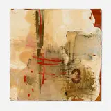 Jylian Gustlin, Quantum Sufficit, 2001, acrylic and mixed media on panel