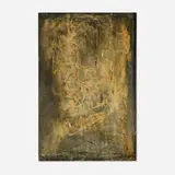 Eugenia Sumiye Okoshi, Yesterday It Stood, Today, But Ashes, oil and mixed media on canvas