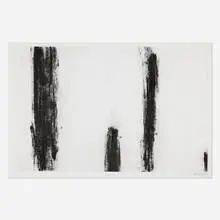 Robert Wilson, Untitled (Pelléas et Mélisande Act I, Scene 2), 1997, charcoal on paper