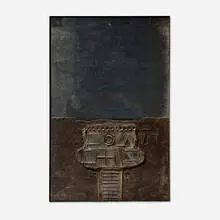 Jorge Damiani, B-9, 1961, mixed media on canvas