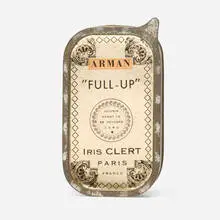 Arman, Full-Up (Le Plein), 1960, sardine can filled with trash and exhibition invitation