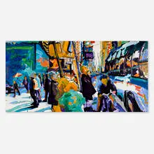Tom Christopher, From a Broadway Corner, 2004, oil on canvas