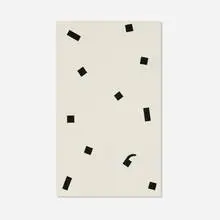 Sebastian Black, Period Piece (.......---,), 2012, enamel on Dibond