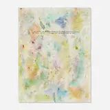 Dan Colen & Harmony Korine, Untitled (from the Train Yourself to Lose series), 2013, flowers, dirt and ink on paper