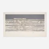 Window Washer Glass House (2nd State) by James Rosenquist, 1978, intaglio with relief and embossing, sold Jul 2023