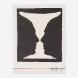 Jasper Johns, Cup 2 Picasso from XXe Siècle, 1973, lithograph in colors