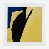 Harold Joe Waldrum, La sombre elegante, linocut on Arches 88