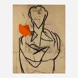 Ronald B. Kitaj, Ezra Pound II, 1974, screenprint in colors