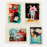 Karel Appel, Can We Dance a Landscape?, 1989, lithograph in colors on Arches Vellum