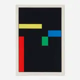 Yvon Mutrel, Nuitale Tensive, 1976, screenprint in colors