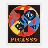 Robert Indiana, Picasso (from The American Dream portfolio), 1997, screenprint in colors