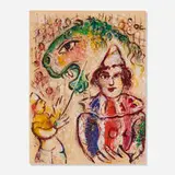 Marc Chagall, Untitled (from the Le cirque series), 1967, lithograph in colors