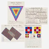 Alfred Jensen, Four works from A Pythagorean Notebook