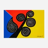 Alexander Calder, Autumn Harvest, lithograph in colors