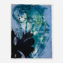 Barbara A. Robertson, Anatelle, 2000, etching in colors