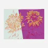 Kiku by Andy Warhol, 1984, screenprint in colors, sold Jul 2023