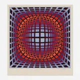 Victor Vasarely, Uran II, 1979, screenprint in colors