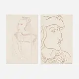 Henri Matisse, Two works from the Poèmes de Charles d'Orléans portfolio